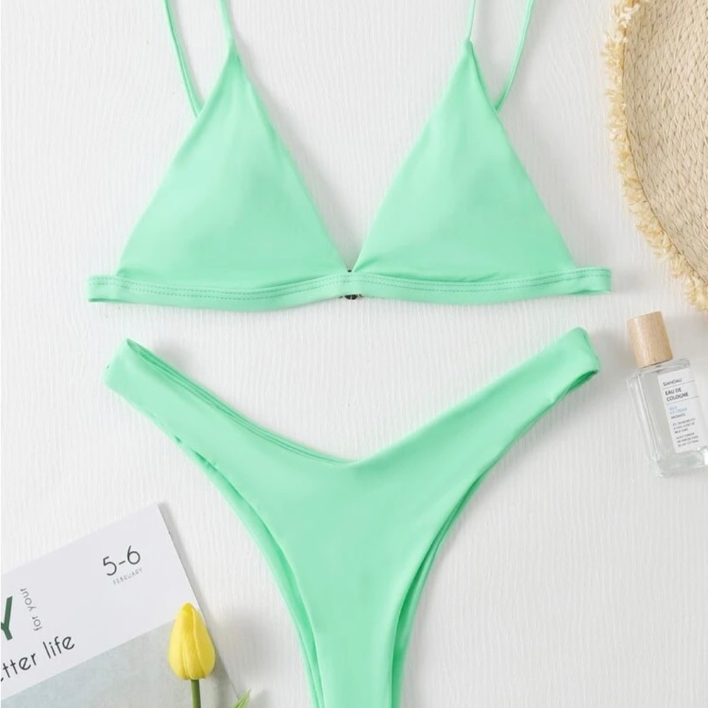 Teal bikini